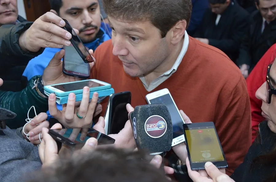 El intendente Gustavo Melella acompañó el anuncio del Ministro Rogelio Frigerio