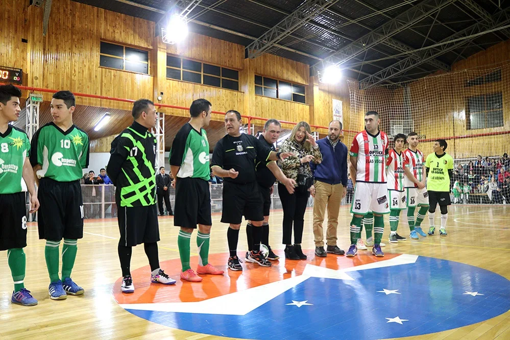 Inauguraron luminarias led en el gimnasio Muriel de Río Grande