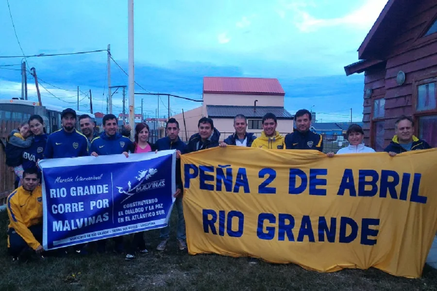 La Peña Boca "2 de Abril" se sumó a la Maratón por Malvinas