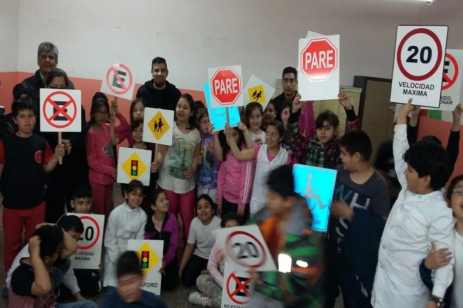 Nueva campaña de Educación Vial en la escuela Dr.Benjamín Zorrilla