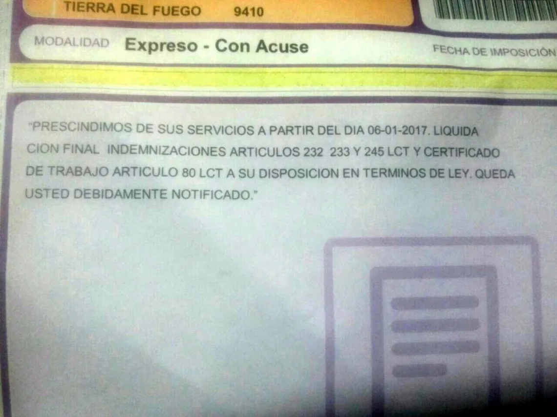 Ushuaia: Masivo despido de trabajadores en la empresa New San