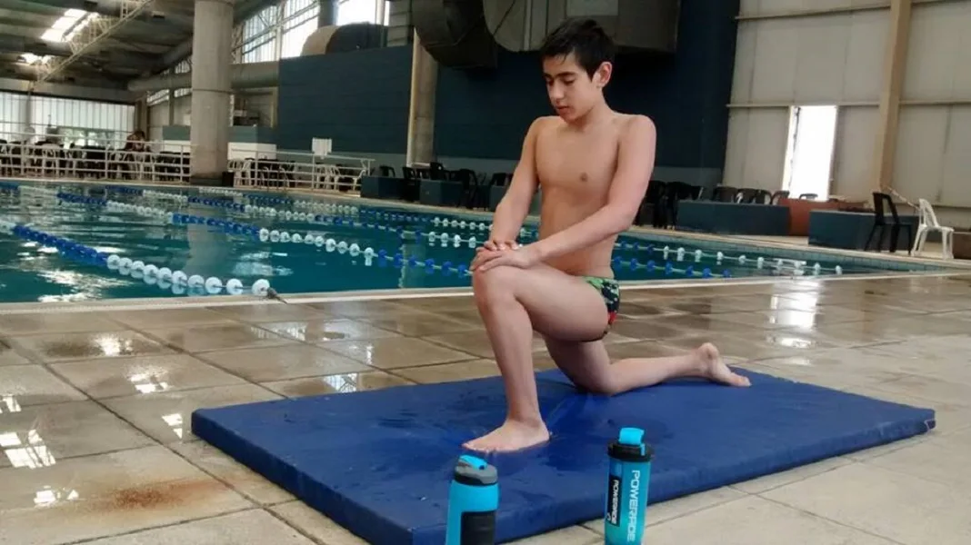 El joven Francisco Picatto, al Campeonato Nacional de Natación