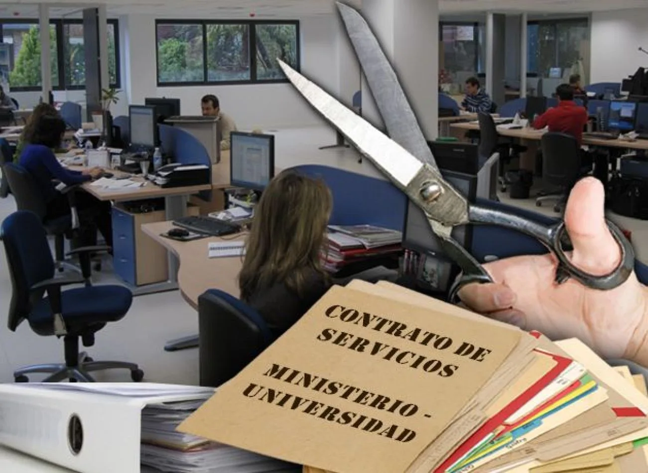 resquicio legal para que no haya un cese masivo de los estatales contratados mediante universidades