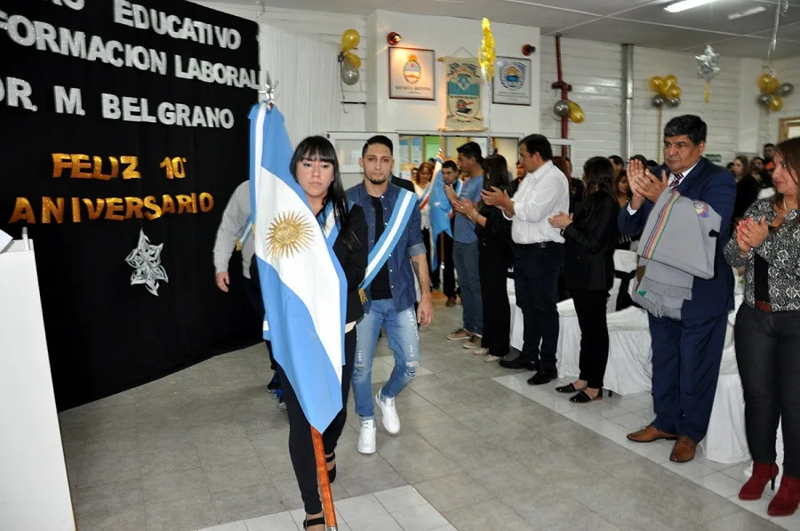 Arcando acompañó el décimo aniversario del ‘Manuel Belgrano’