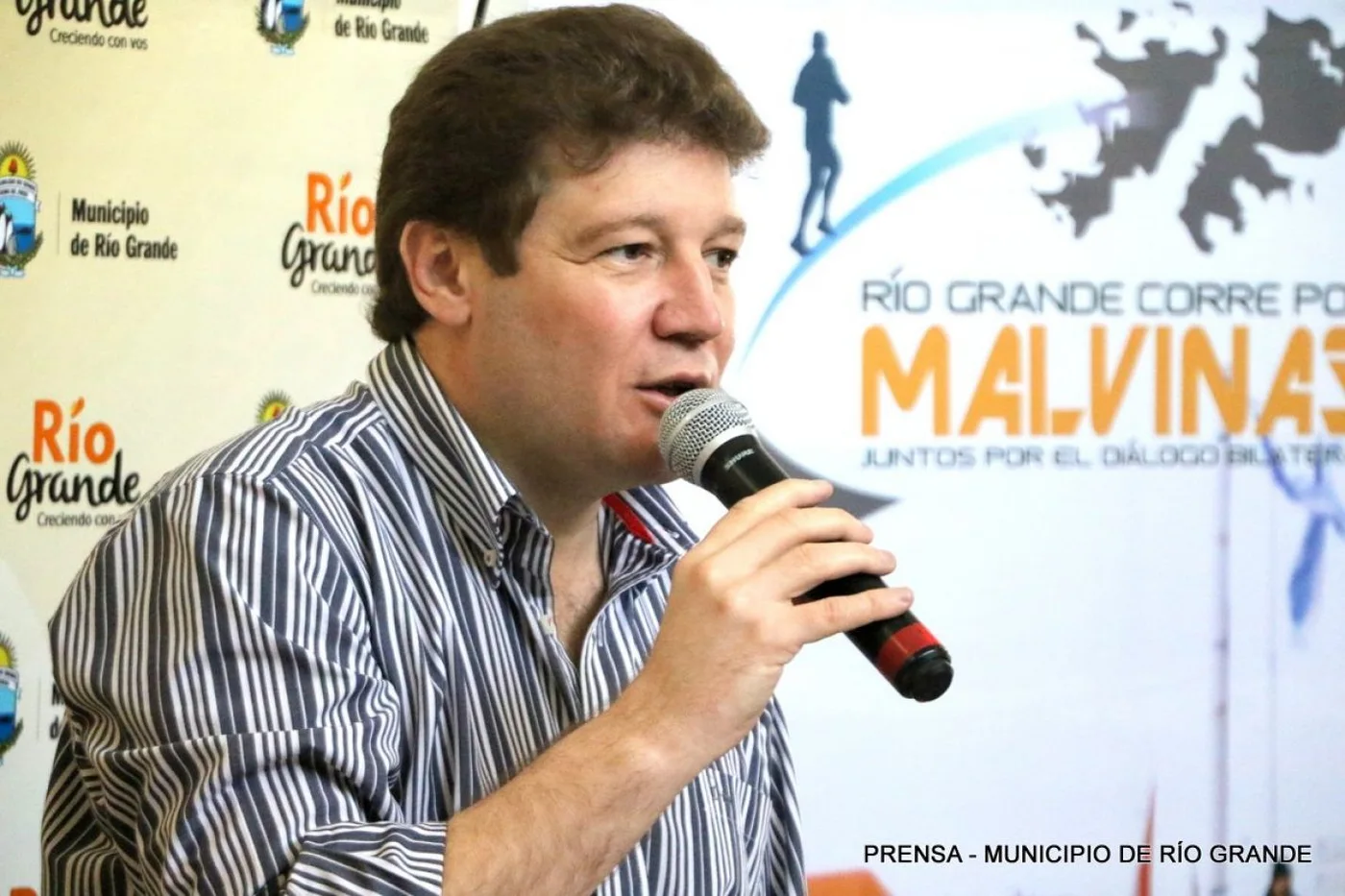 El intendente Gustavo Melella
