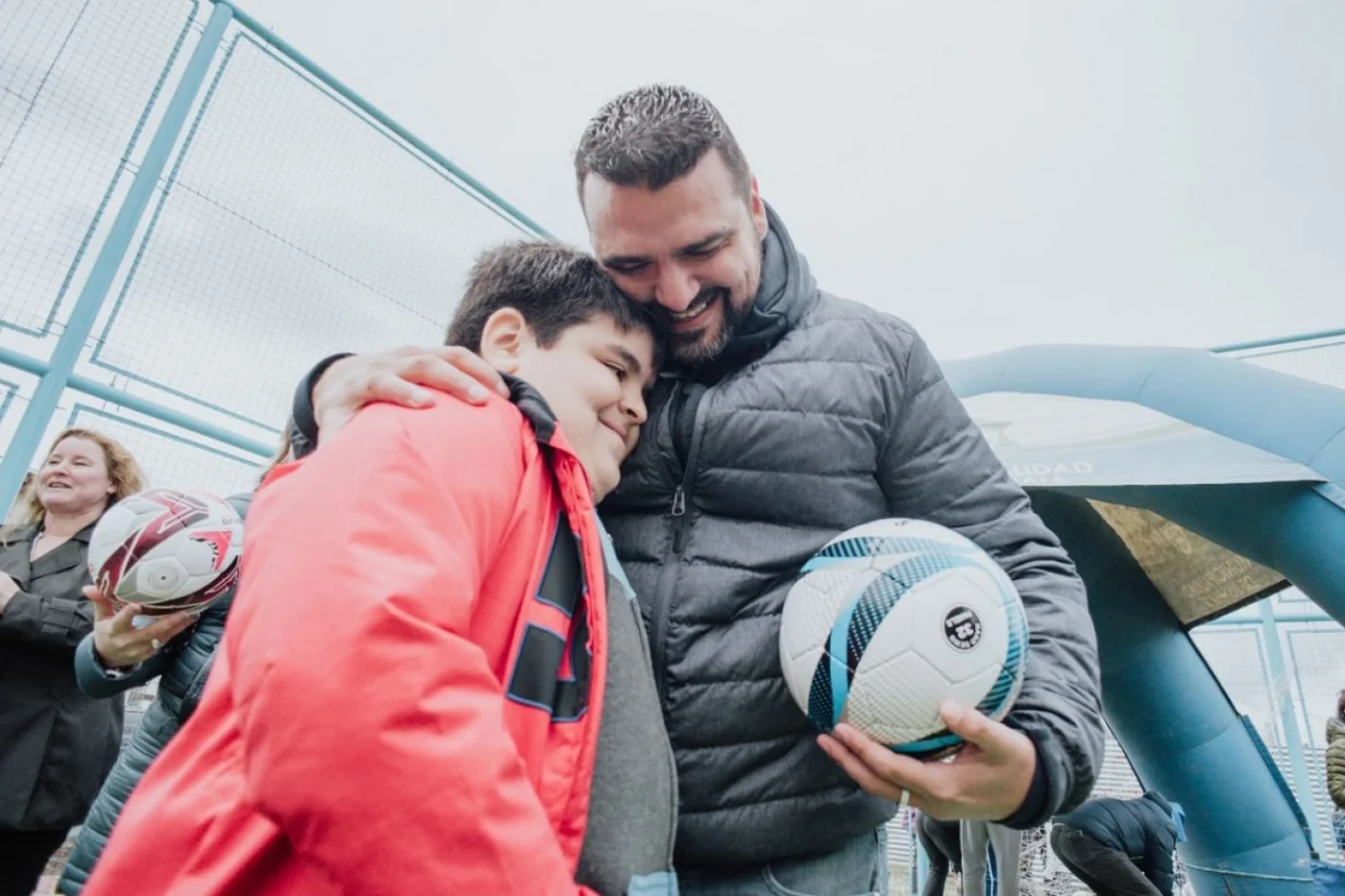El B° Malvinas ya tiene su playón deportivo
