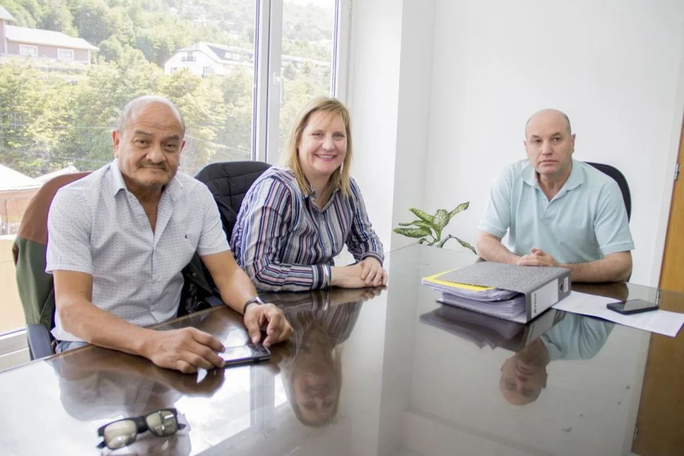 Perachia recibió a funcionarios de la gestión entrante