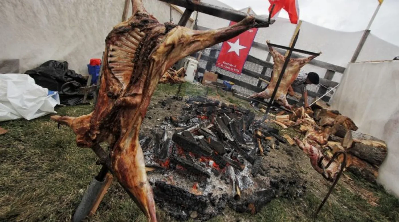 Asado más grande de Tierra del Fuego.