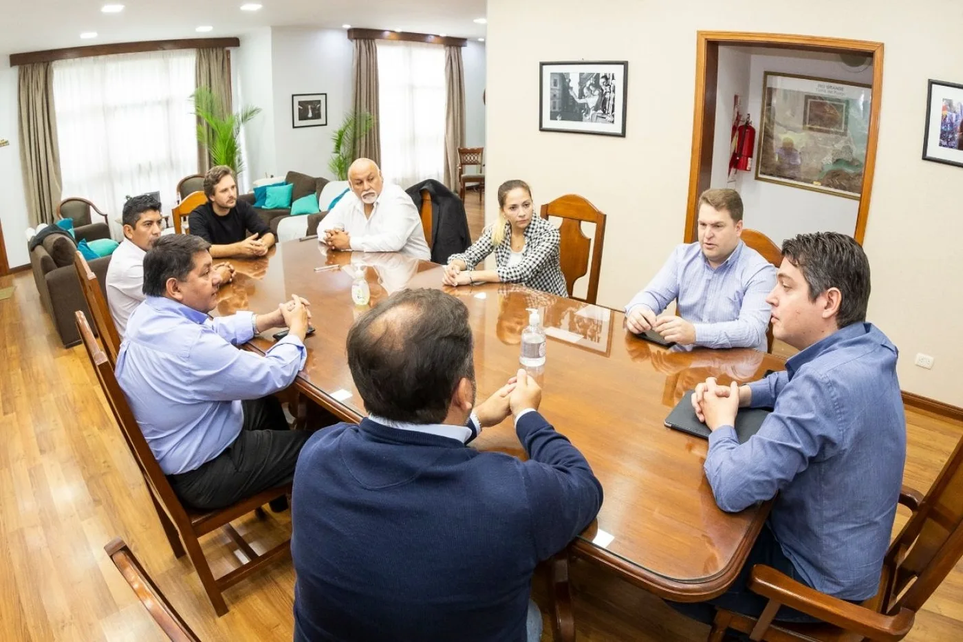 El intendente Martín Perez recibió a los concejales de la ciudad