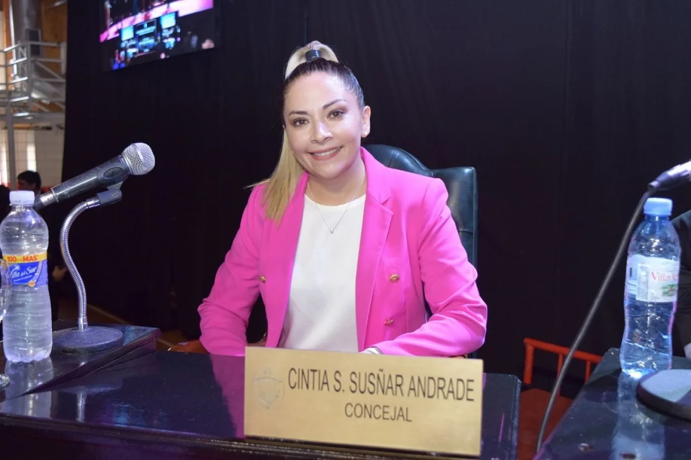 Concejal Cintia Susñar.