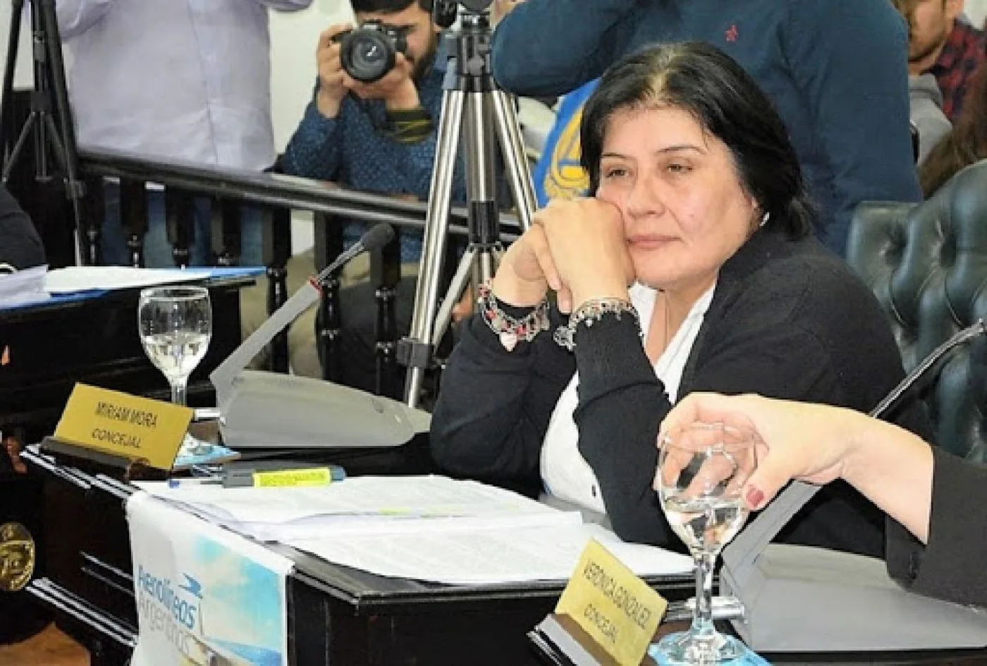 Miriam "Laly" Mora, concejal del bloque Forja Todos.