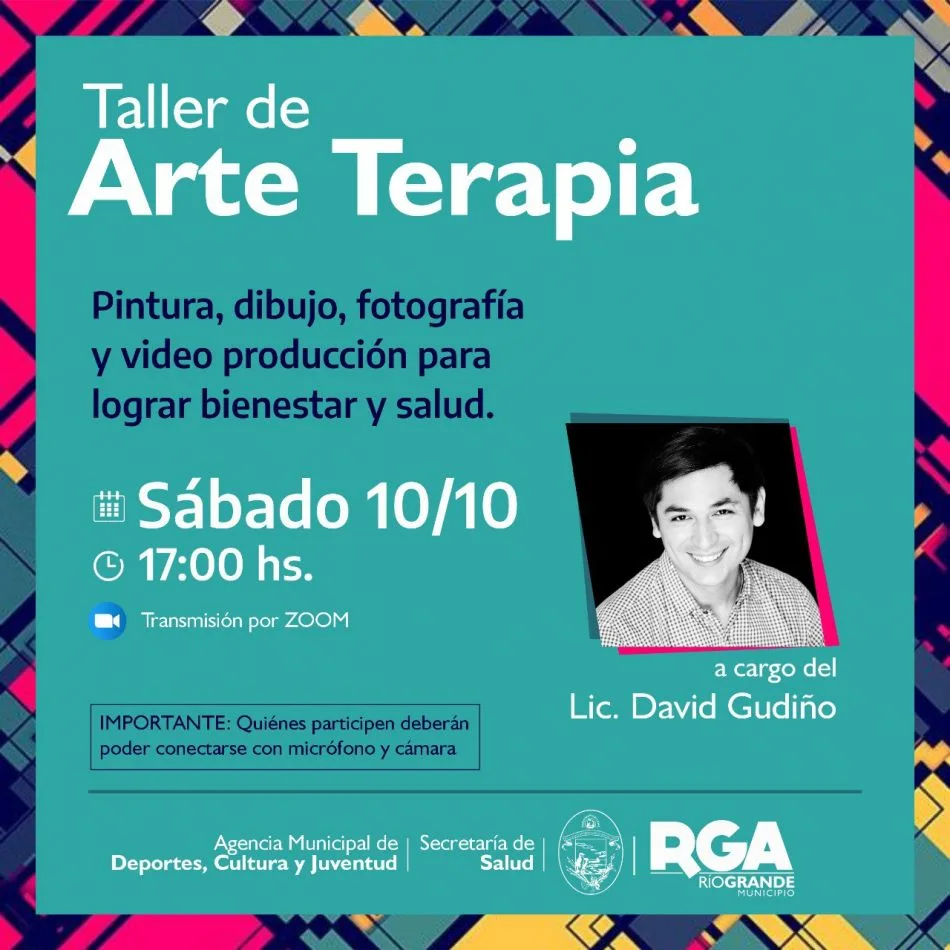 Se invita a la comunidad al taller virtual de "Arte Terapia"
