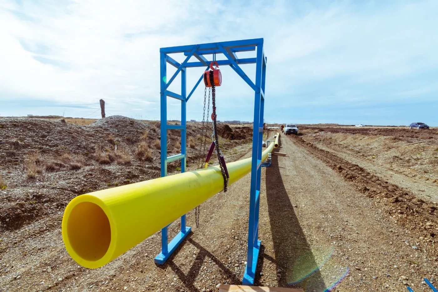 Etapa final de la ampliación de la red de gas natural Urbanización San Martín Norte