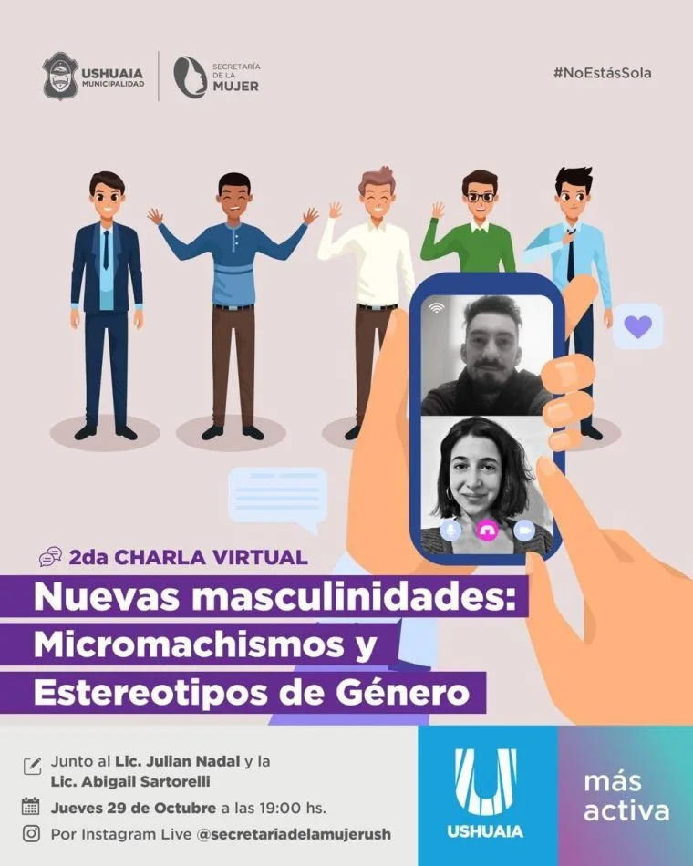 Charlas sobre nuevas Masculinidades y Perspectiva de Género