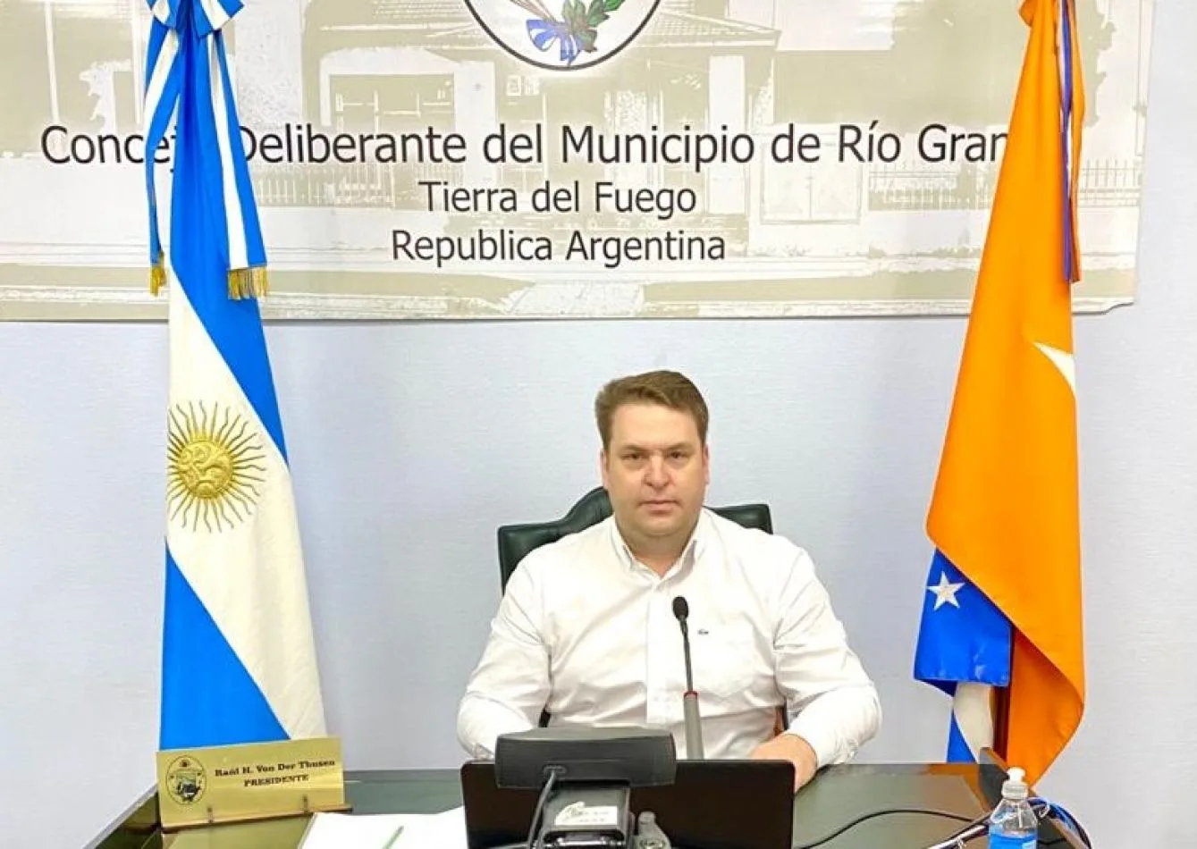 Raúl von der Thusen, concejal de la ciudad de Río Grande.