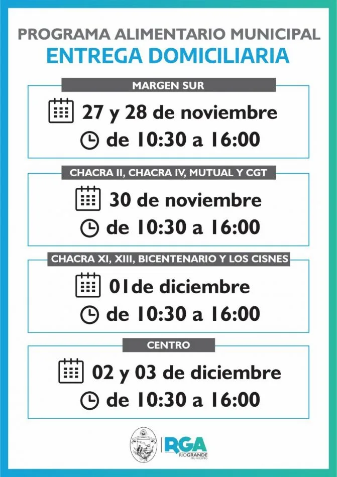 Comienza la entrega de módulos Programa Almentar  Municipal.