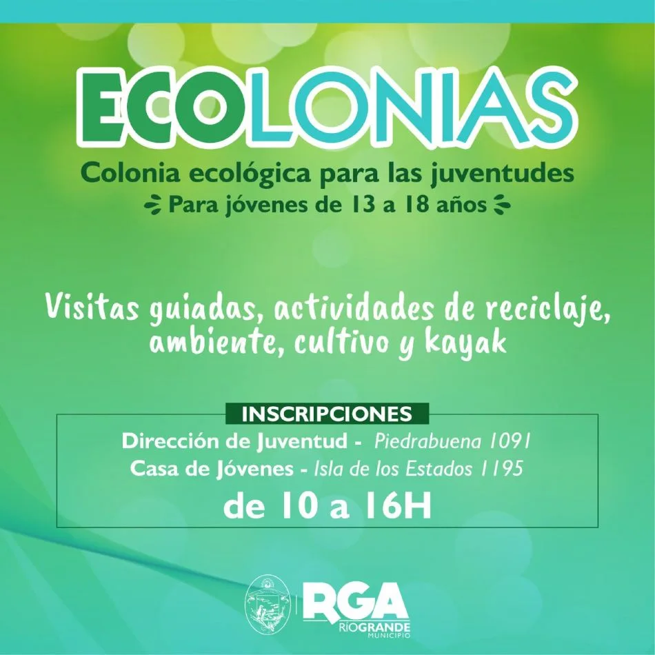 Se realizaron las primeras colonias ecológicas de la ciudad