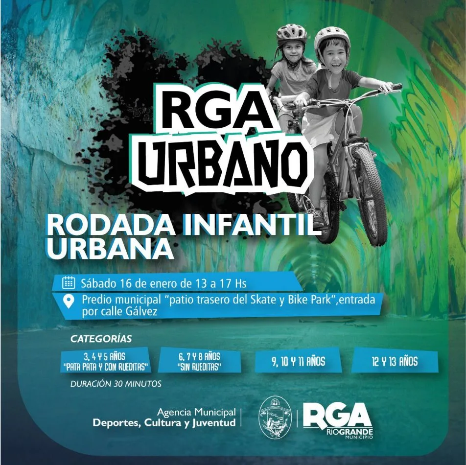 Con más de 170 inscriptos se realizará la  jornada de ciclismo urbano infantil