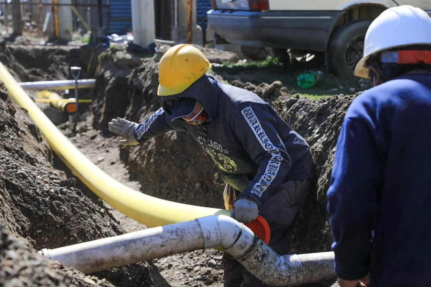 La obra de gas para el B° Esperanza se encuentra en un 95% de ejecución