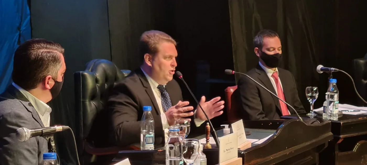 Presidente del Concejo Deliberante Raúl von der Thusen .