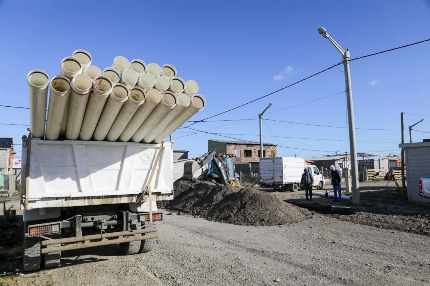 Municipio reinició las obras en los barrios Arraigo Sur y La Esperanza