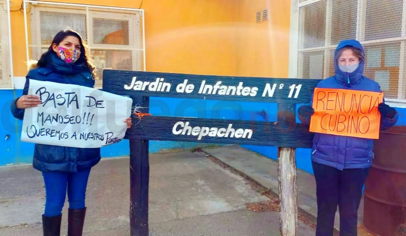 Los manifestantes adelantaron que no dejarán entrar a trabajadores privados al establecimiento.