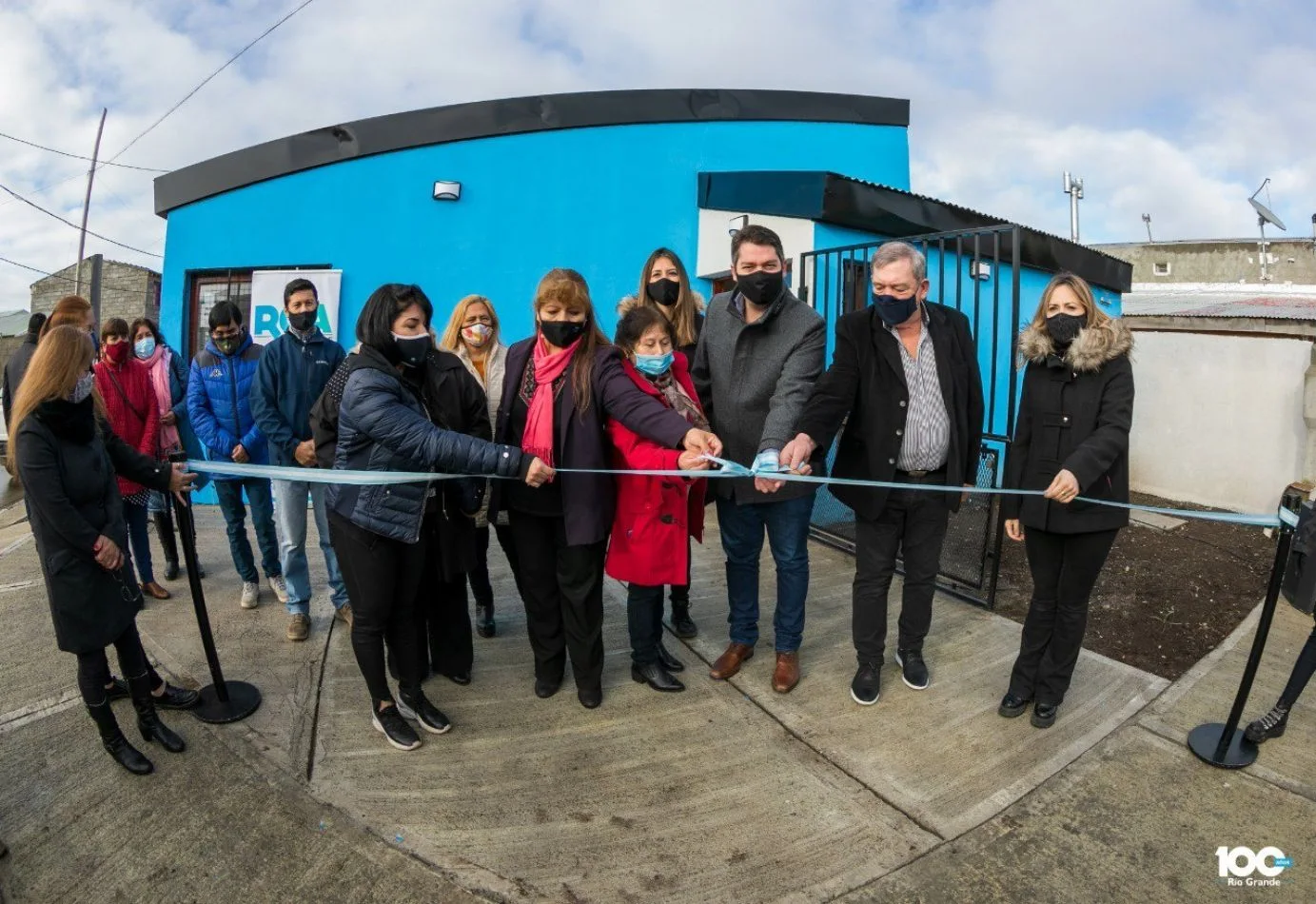 En el Día del Trabajador, el intendente Martín Perez dejó inaugurado el nuevo Salón de Usos Múltiples del mencionado barrio.