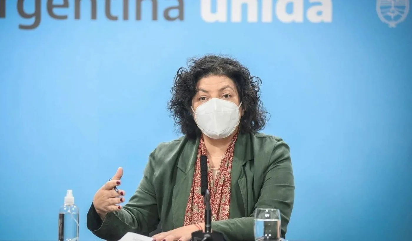 Ministra de Salud de la Nación, Carla Vizzotti.