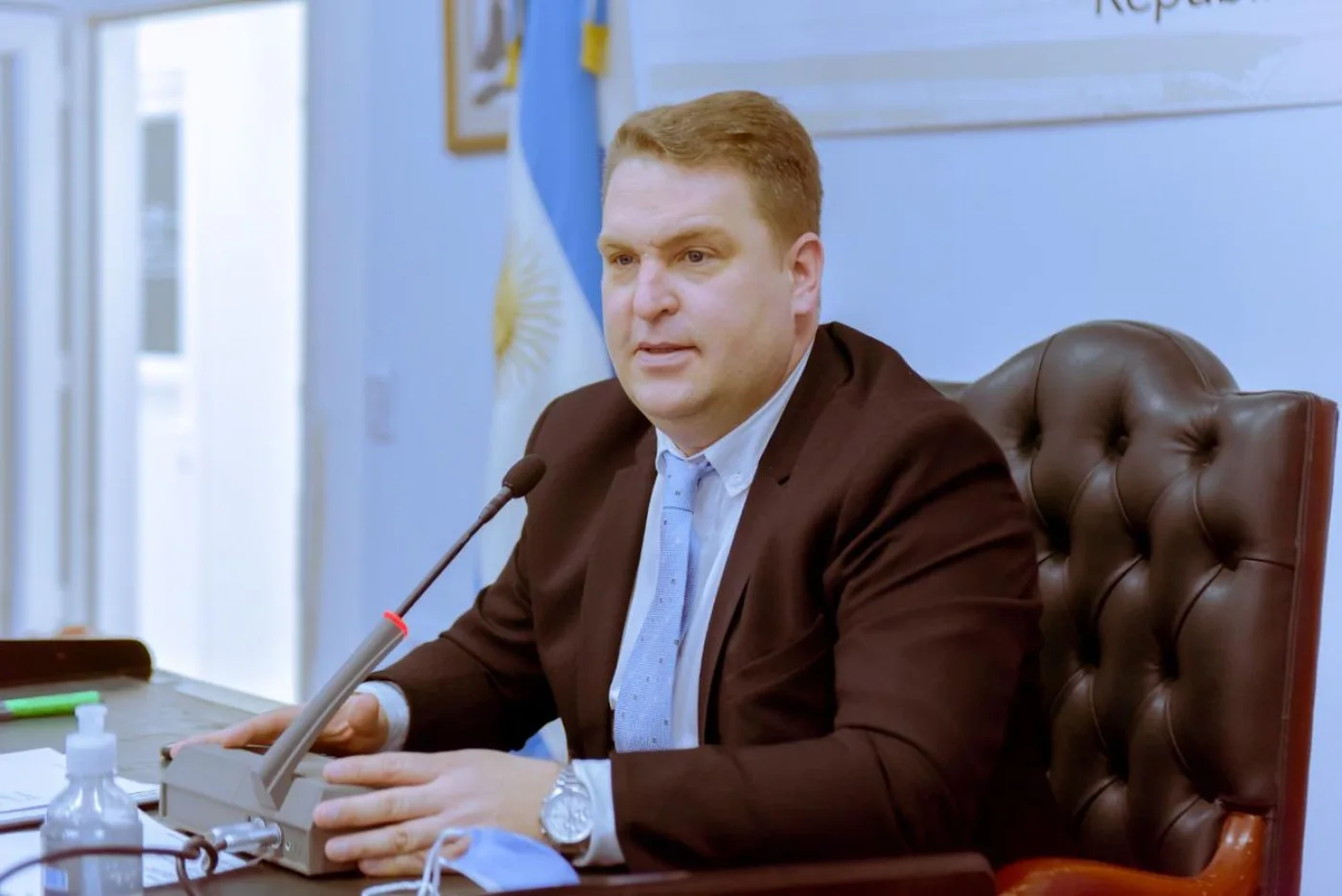 Presidente del Concejo Deliberante Raúl von der Thusen .
