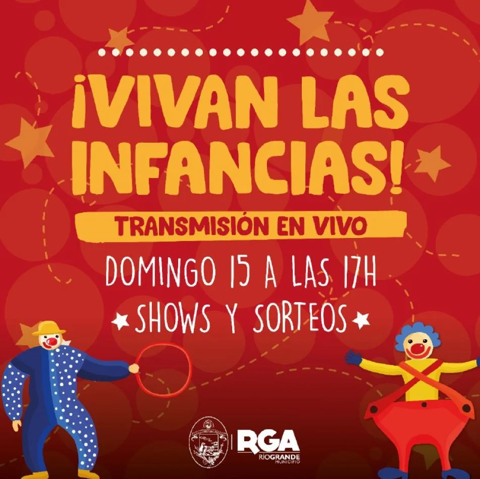 Se viene el gran show virtual " Vivan las Infancias"