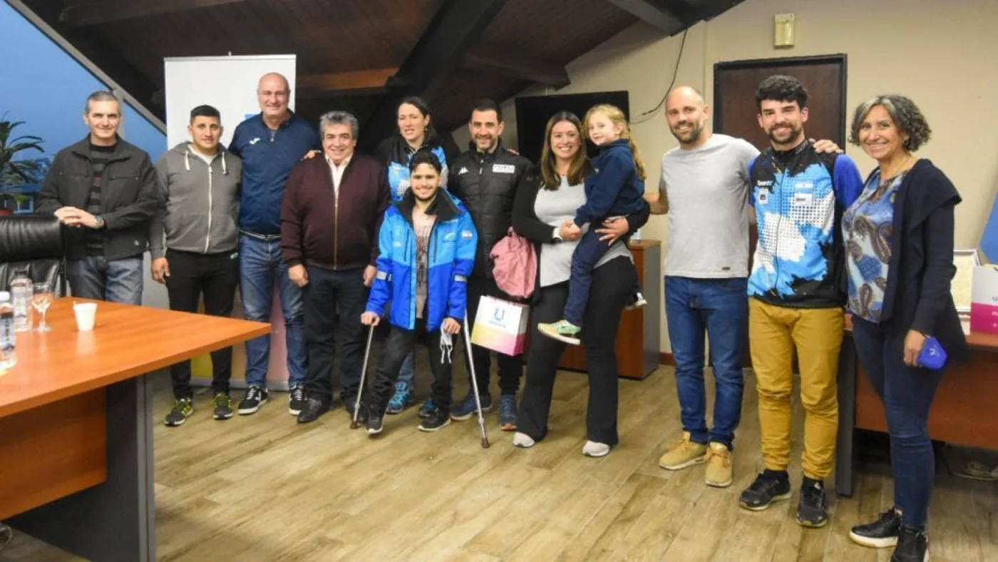 Municipio de Ushuaia recibió al atleta paralímpico Nico Lima