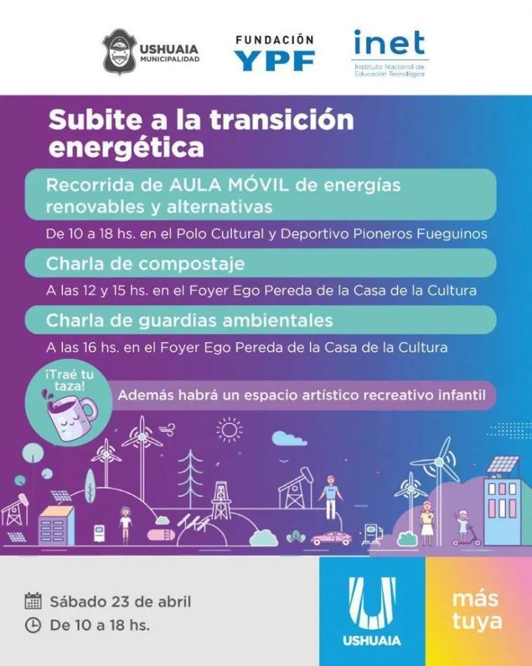 Aula Móvil de la Fundación YPF llega a Ushuaia