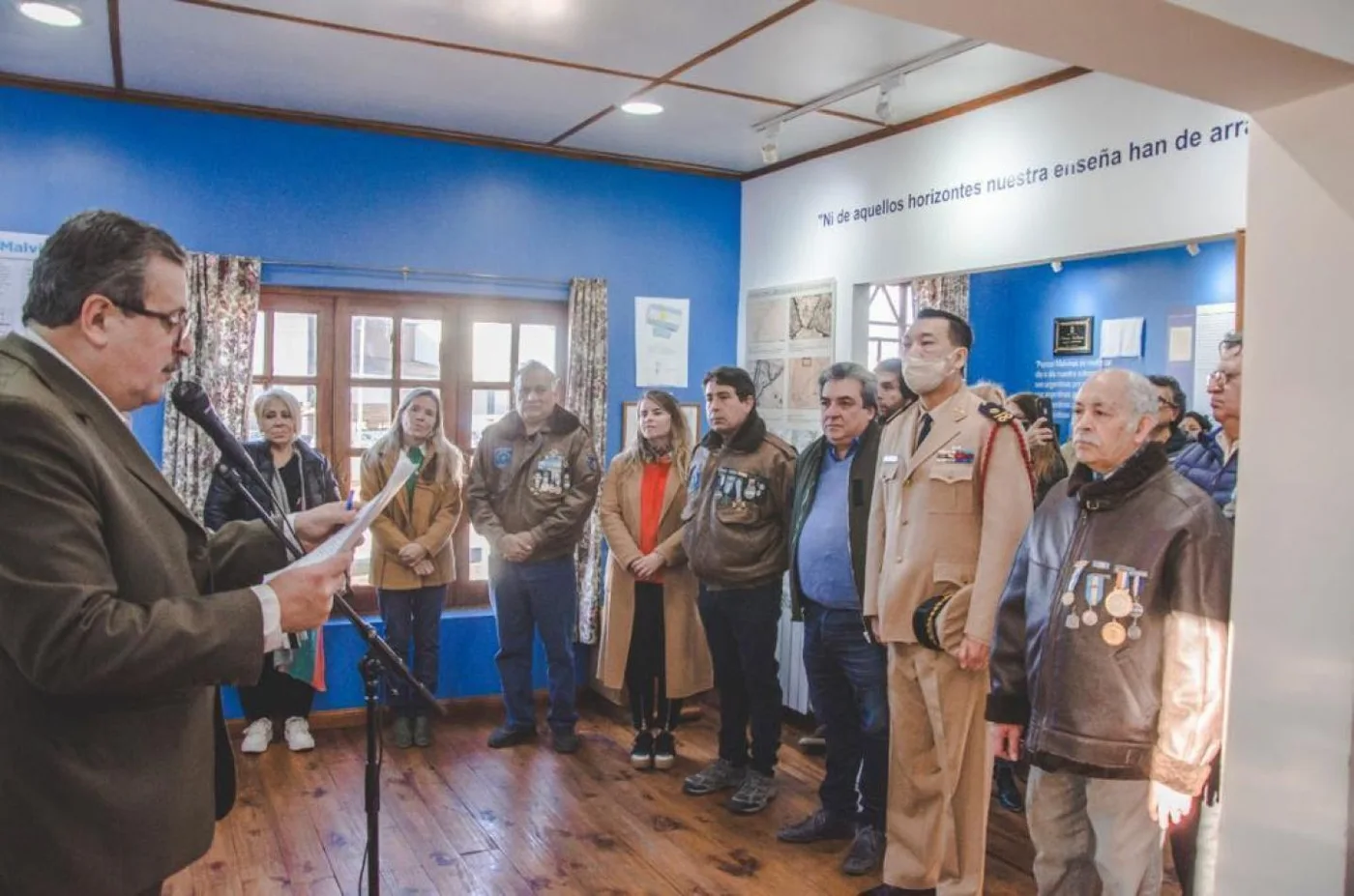 Se llevó a cabo el acto por el 10° aniversario de la inauguración del Espacio Pensar Malvinas