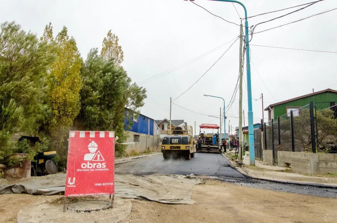 Ya pavimentan calles del B° Gendarmería de las 640 Viviendas