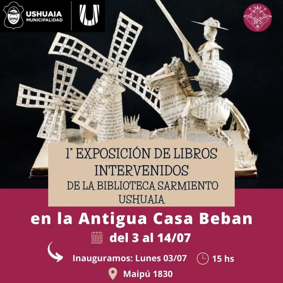 La Municipalidad acompañará la 1° Exposición de Libros Intervenidos