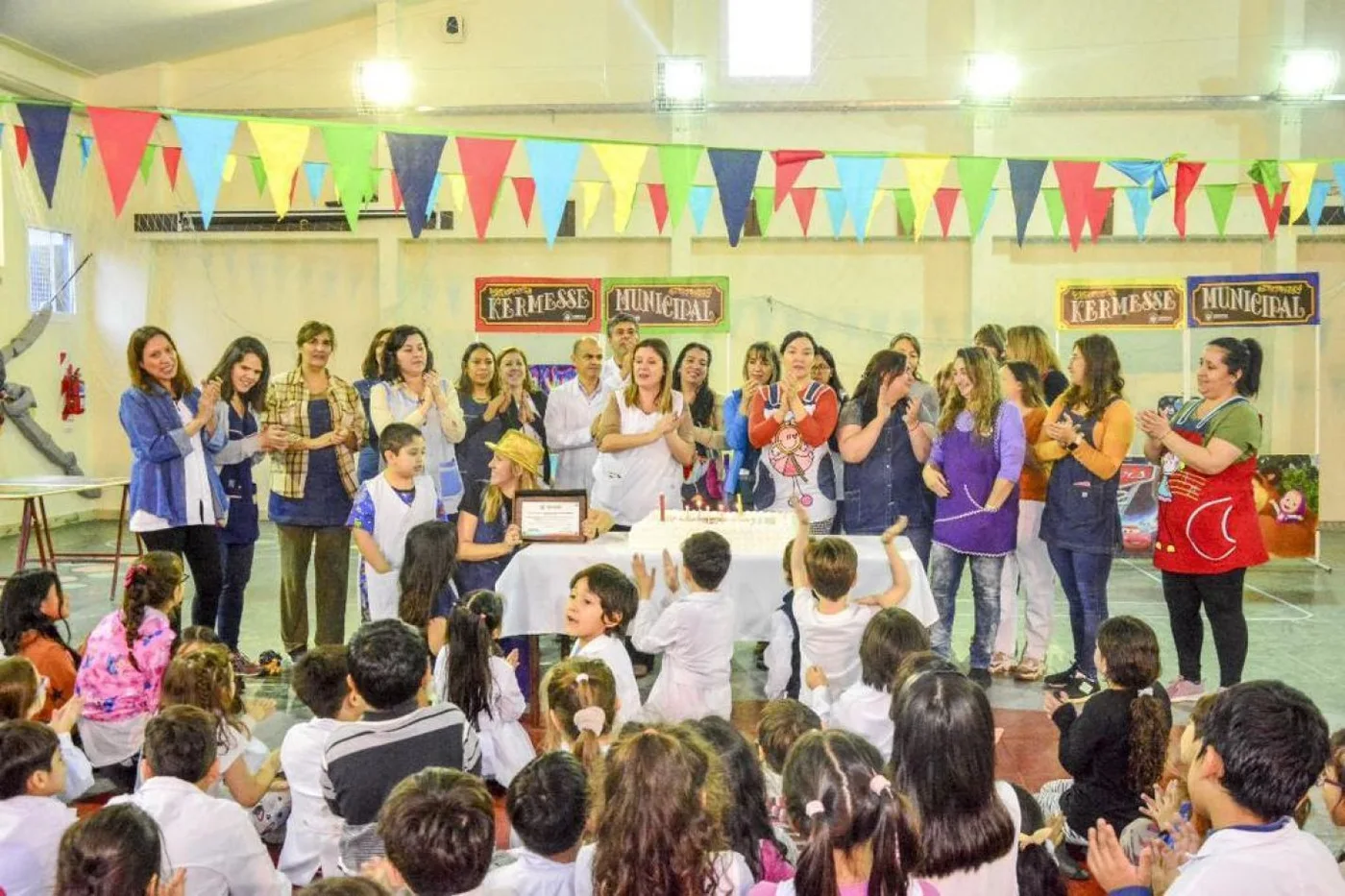 Dispositivo Kermesse "La vida es una sonrisa" visitó la Escuela Provincial 48.