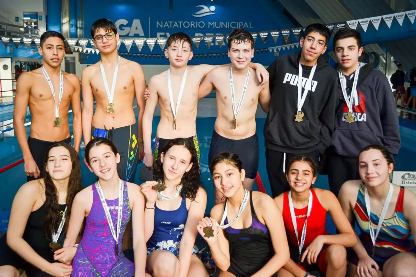 Clasificados provinciales de natación para los Juegos Nacionales Evita 2023.