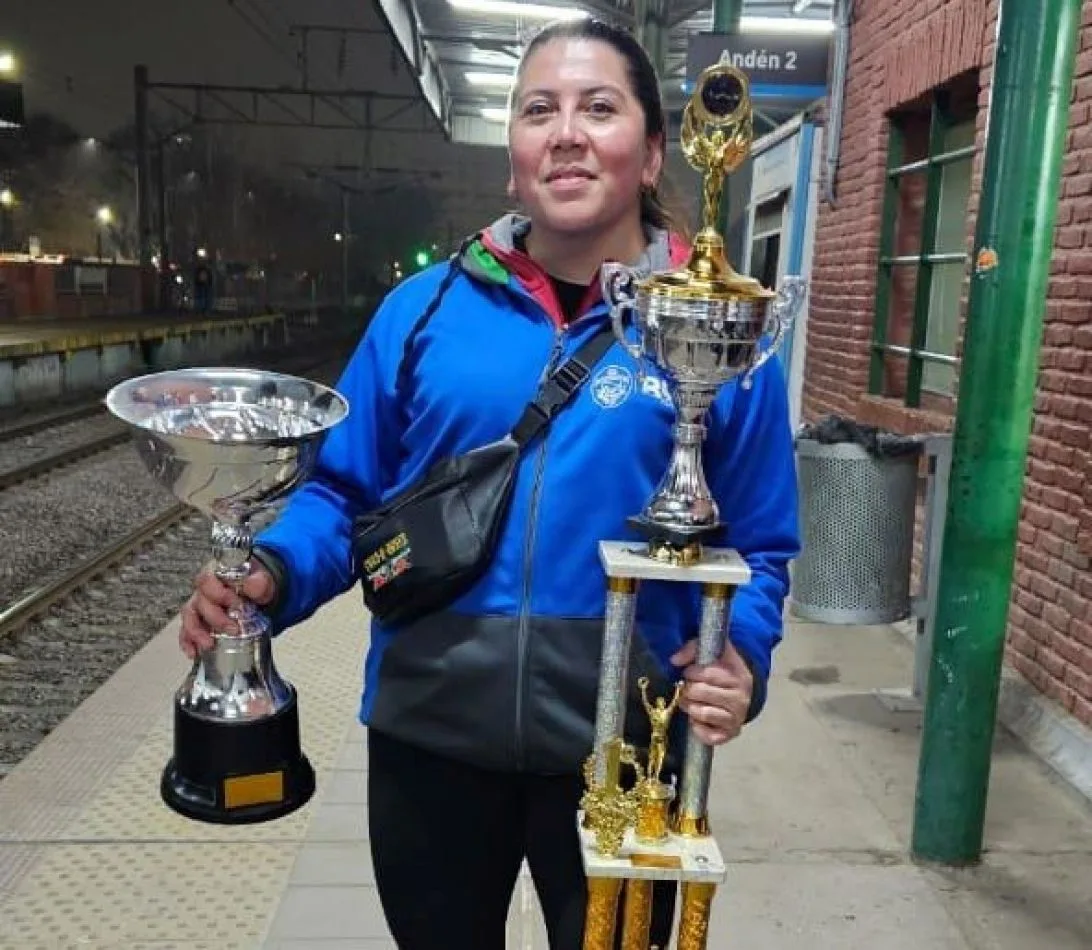 Soledad Gómez Campeona Nacional de Powerlifting.