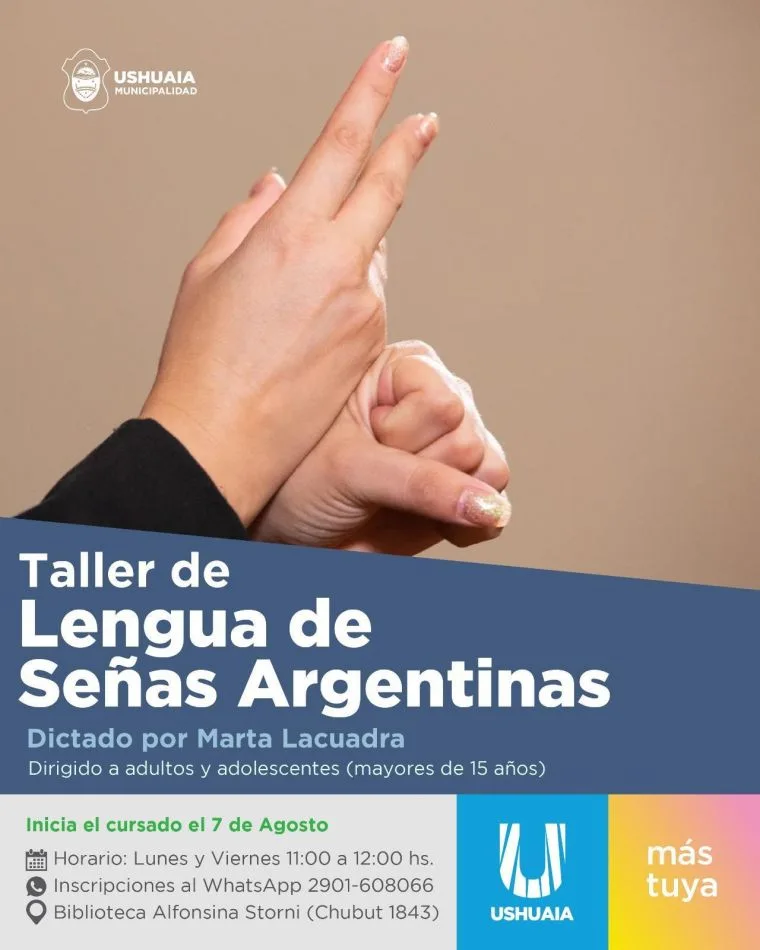 Nuevo taller de Lengua de Señas Argentinas