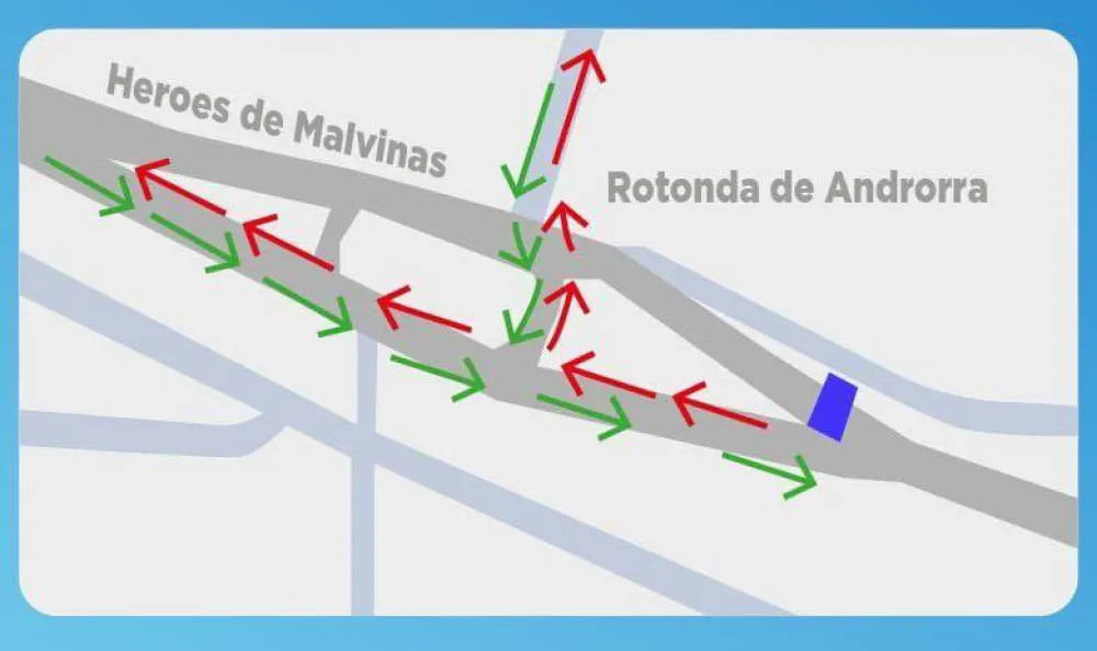 Repararán la rotonda de Andorra