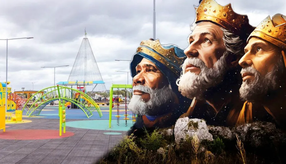 Los Reyes Magos, en el Parque de los 100 Años