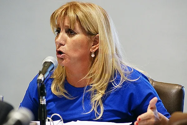 Legisladora de Tierra del Fuego por Frente Para la Victoria, Myriam Martínez.