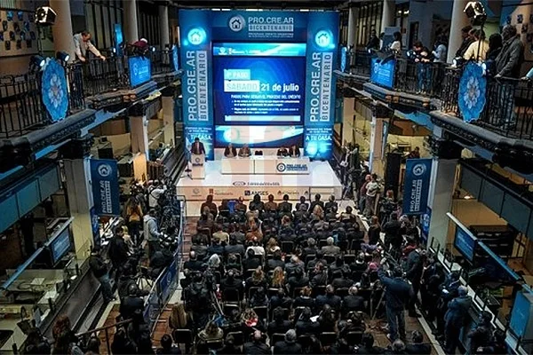 El sorteó del PROCREAR se televisó a todo el país.