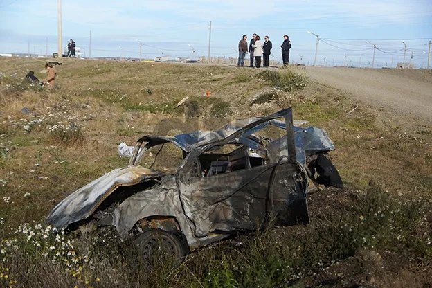 El accidente terminó con un muerto y un herido grave.