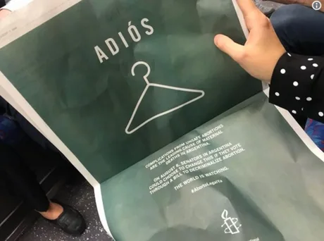 La contratapa del New York Time sobre el aborto en Argentina