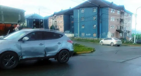 Siniestro vial sin heridos en Ushuaia.