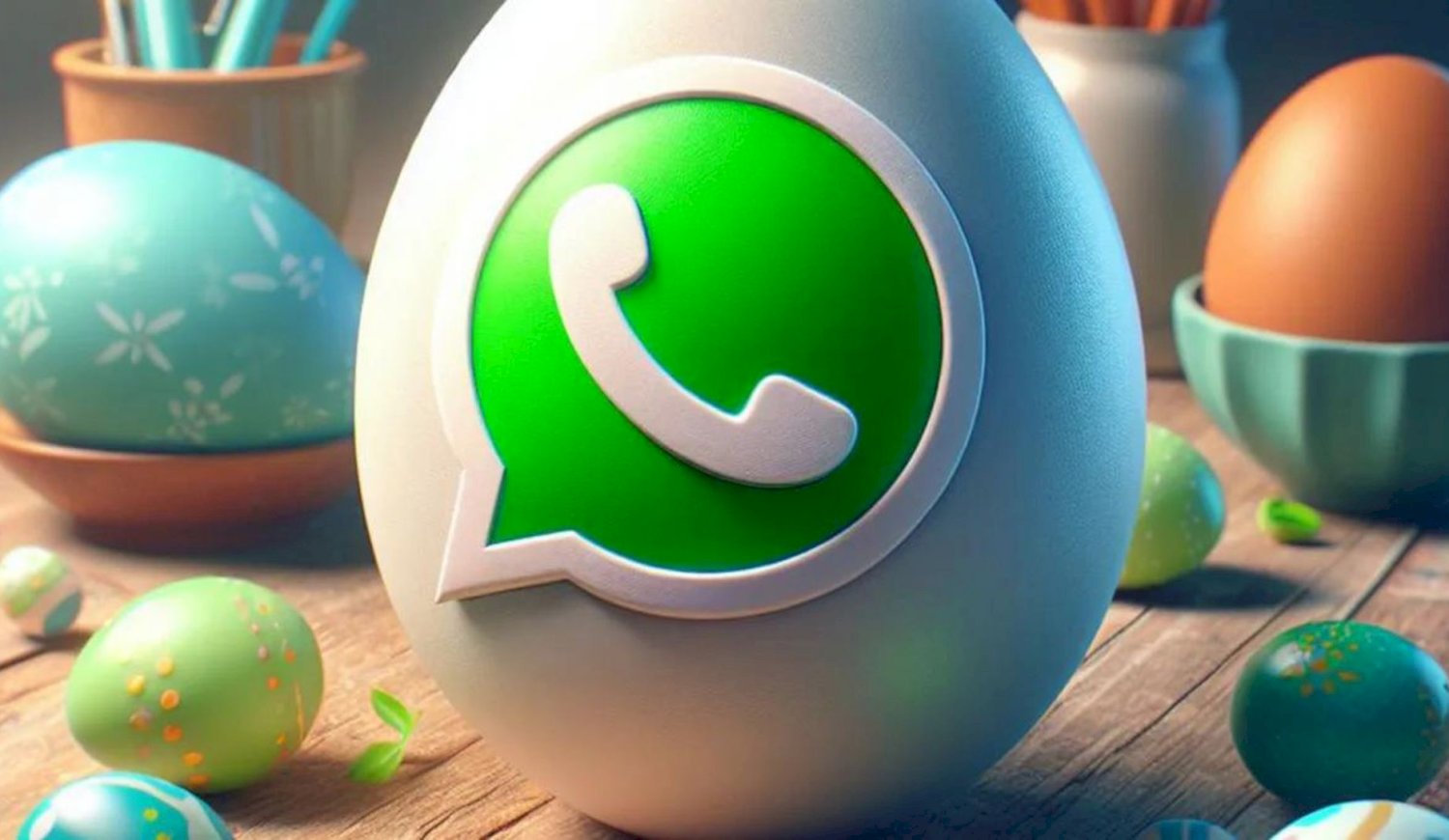 Llegó el "modo huevo de Pascua" a WhatsApp