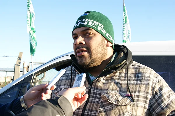 Secretario de Prensa de Sindicato de Camioneros, Guillermo Vargas.