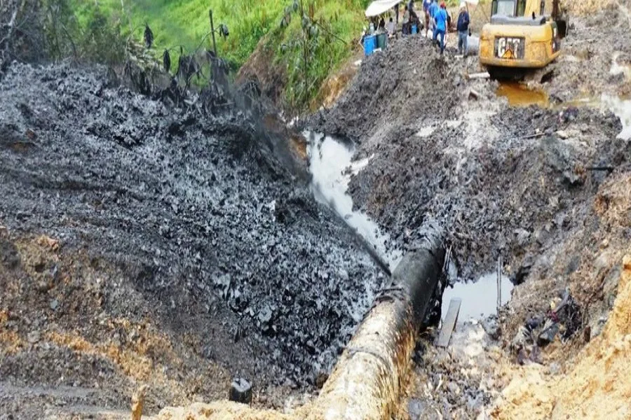 Derrame de petróleo en Comodoro Rivadavia