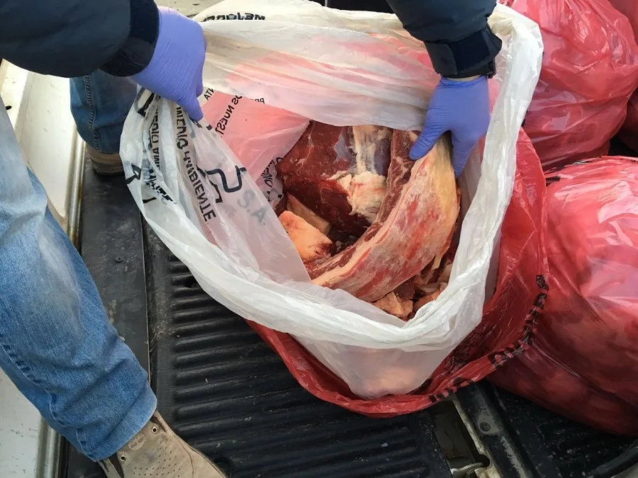 Se decomisaron unos 300 kilos de carne faenada en un matadero clandestino